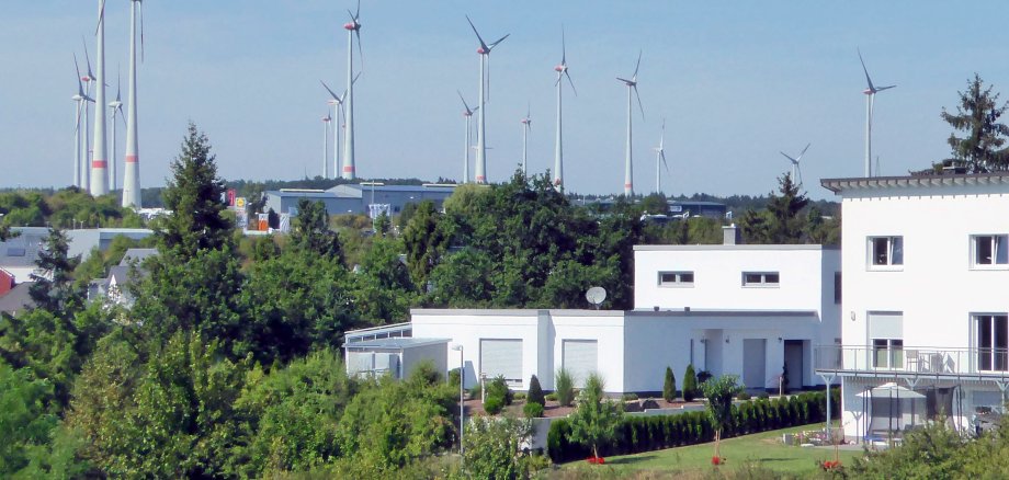 Windkraftanlagen bei Simmern im Rhein-Hunsrück-Kreis
