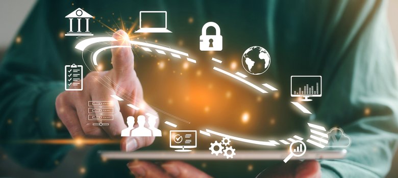 Digital transformation technology strategy, IoT, internet of things. transformation of ideas and the adoption of technology in business in the digital age, enhancing global business capabilities. Ai