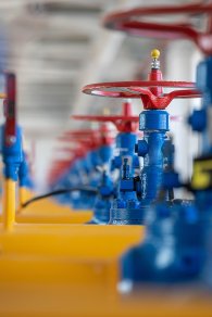 gas valves at the factory gas valves at the factory